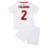 Dres AC Milan Davide Calabria #2 Gostujuci za djecu 2022-23 Kratak Rukav (+ kratke hlače)